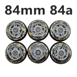 Roller wheel skate wheel speed wheel  high rebound 84mm 84x24mm 84A 8wheels/lot