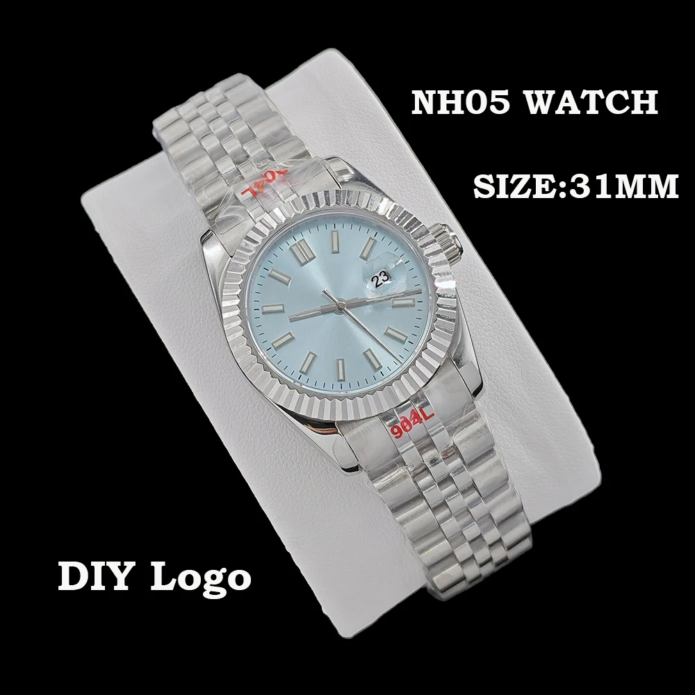 New 31mm NH05 Watch Ladies' Automatic Watch Personalized Customization Watch Stainless Steel Watch NH05 Movement Watch