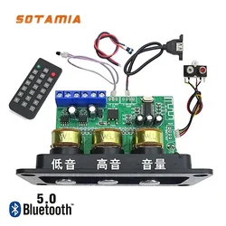 SOTAMIA Bluetooth 5.0 Power Amplifier Audio Board 2x20W DIY Sound Speaker Amplificador Home Theater Hifi Stereo Amplifier Board