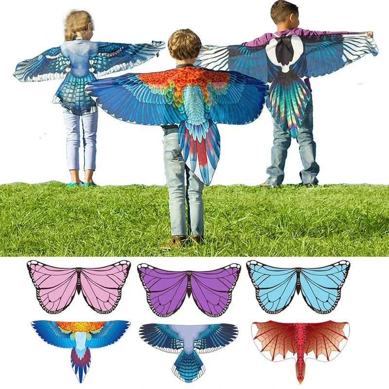 Halloween Cosplay Kostuum Voor Kinderen Vlindervleugels Masker Fee Angel Elf Performance Kleding Kinderdag Vakantie Plezier