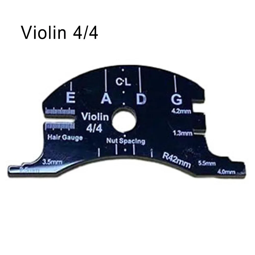 Violin Bridges Multifunctional Mold Template 1/2 3/4 4/4 Violin Bridges Repair Reference Tool Fingerboard Scraper Making Tools