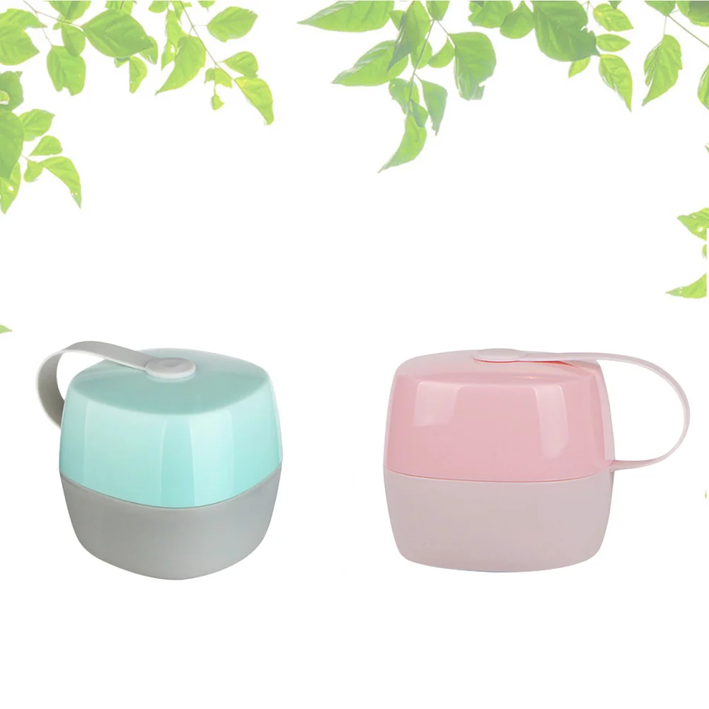 2 قطعة أصحاب مصاصة مكافحة الإفلات المحمولة الطفل المهديء مع غطاء يمنع الأوساخ الحيوانات الأليفة الاتصال مثالية للسفر المنزل حفاضات السيارة #2