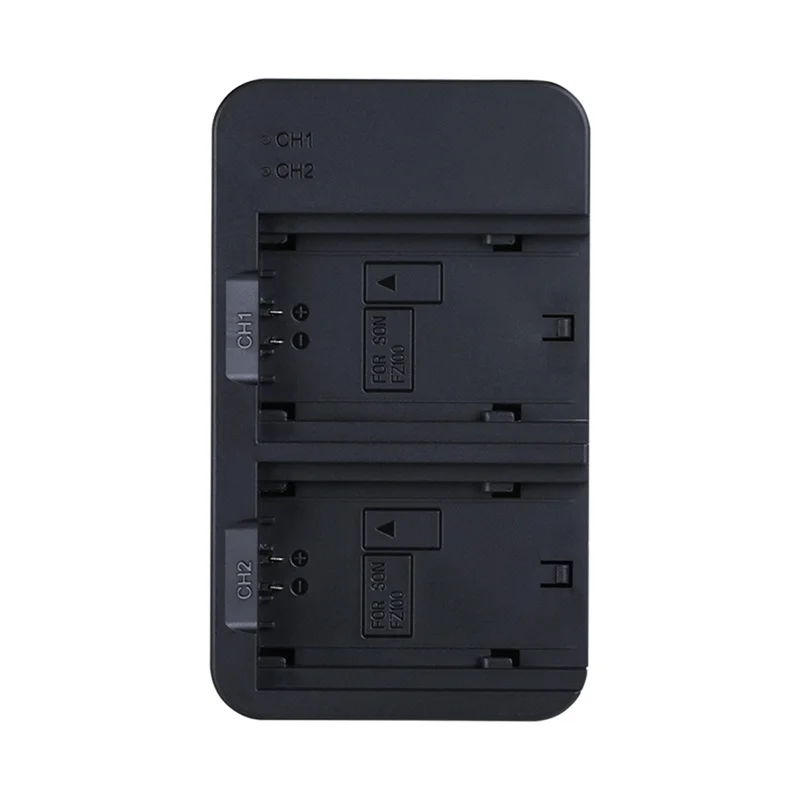 NP-FZ100 puerto de entrada tipo C de doble ranura cargador de batería de cámara portátil ligero para SONY A7M4 A9M2 ILCE-9-BTFL