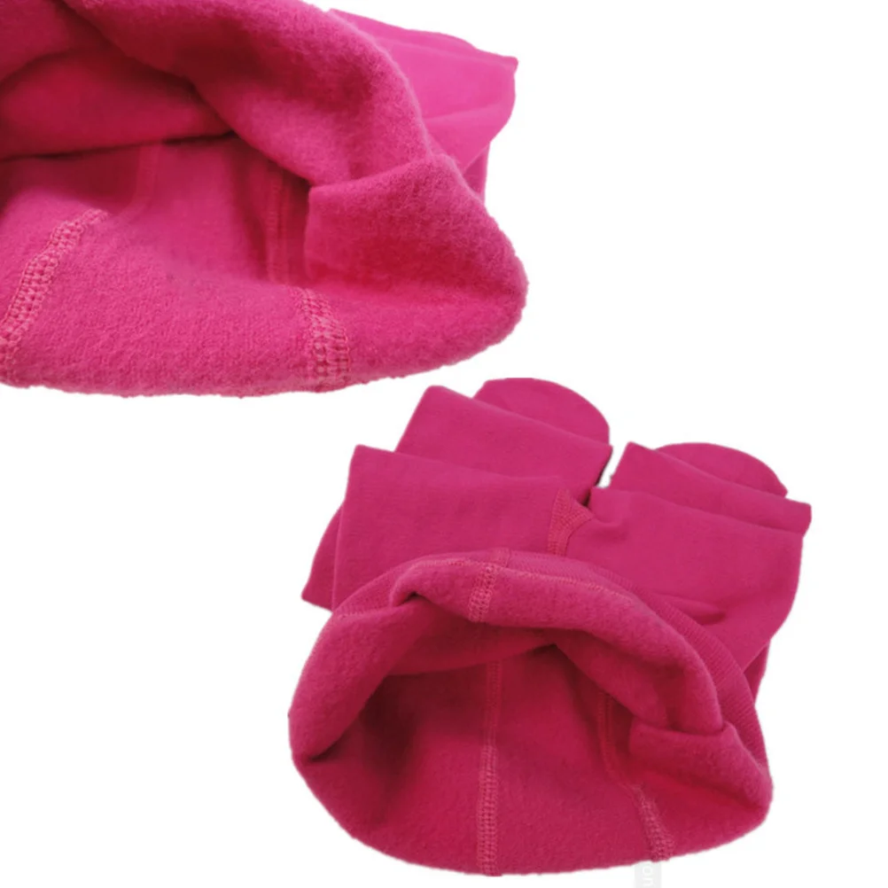 

Girls Winter Warm Lined Tights Rose Red Elastic Thick Stretchy Leggings Perfect Under Dresses Skirts Tunics for 8-12 Years