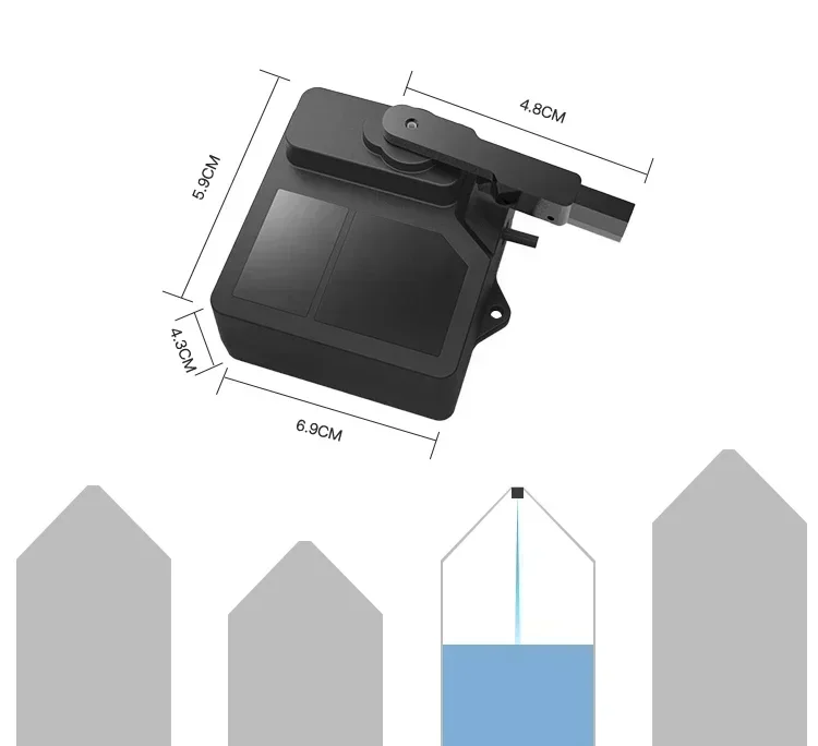 Uitstekende Prestaties TF02-Pro-W Materiaalniveaudetectie Lidar