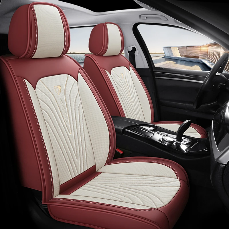 

YUCKJU Car Seat Cover Leather For Kia Rio Sorento Cerato Soul Optima Opirus Borrego VQ Carnival Carens SHUMA Cad Niro K5 KX3 K3