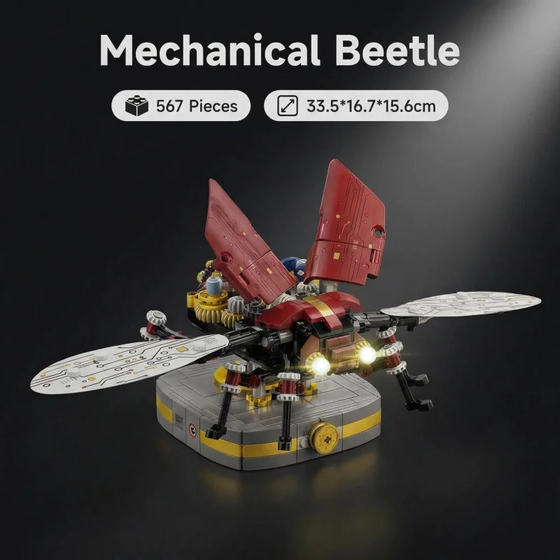 

Educational building block toys Insect Series Beetle assembly model Assembly toys for adults and children
