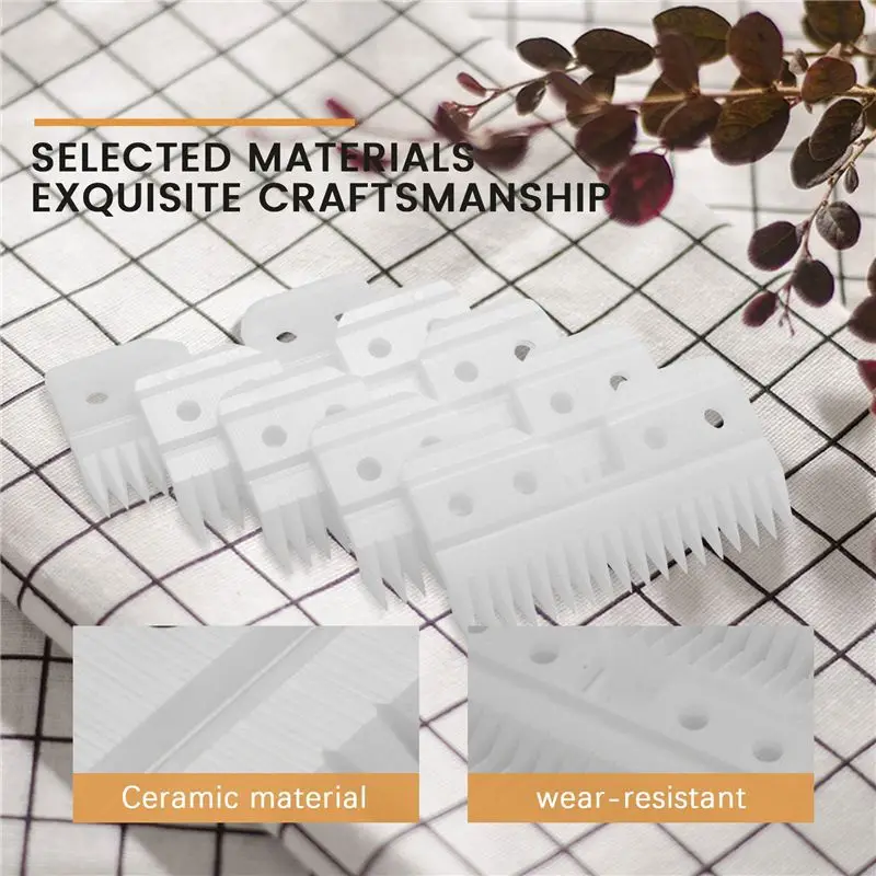 A68P-10Pcs/Lot Replaceable 18 Teeth Pet Clipper Cutting Blade For Oster A5 Series