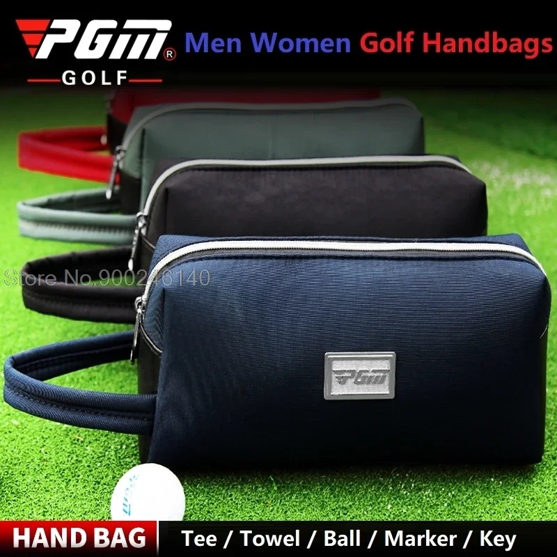 Golf Bag Portable Hand Bag Men Women Waterproof Handbag Multi-Functional Golf Tee/Towel/Ball Large Cart Bag Marker Key Package