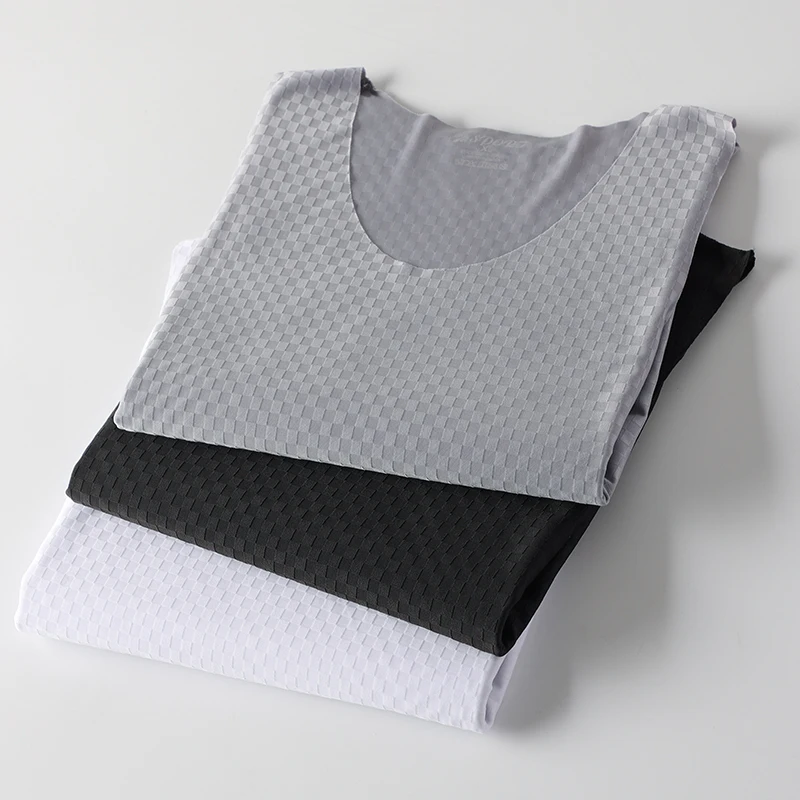 

Cool Lightweight Sl Breathable Tank Top Men's Elastic Qui Dry Sport Svel Casual Vest Faionable Urban Sle