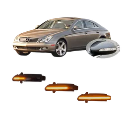 for Mercedes Benz CLS Class W219 2004 2005 2006 2007 2008 CLS500 CLS550 LED Dynamic Blinker Side Mirror Turn Light Signal Lamp