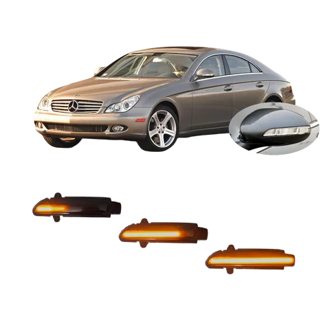 메르세데스 벤츠 CLS 클래스 W219 2004 2005 2006 2007 2008 CLS500 CLS550 LED 다이나믹 블링커 사이드 미러 턴 라이트 신호 램프