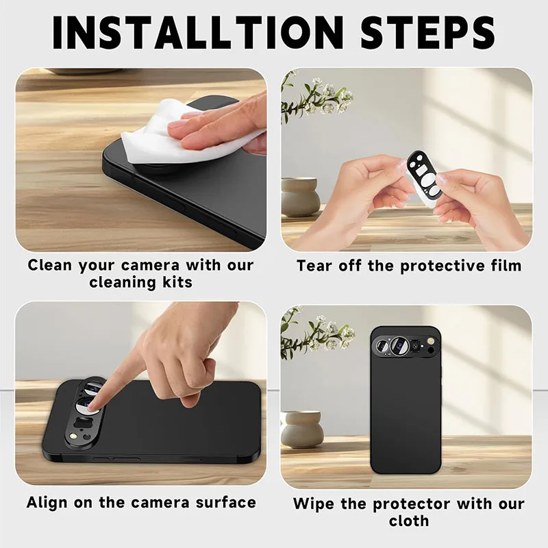 Aluminum Metal Rear Camera Lens Protector for Google Pixel 9 Pro XL Lens Cover Screen Protector Lens Ring Film Pixel9 Pixel9Pro