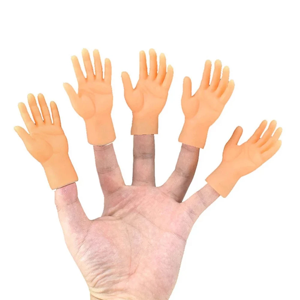 Costume Party Funny Left Right Hand Cartoon Creative Finger Toys Small Hand Model Tiny Finger Hands Finger Puppets