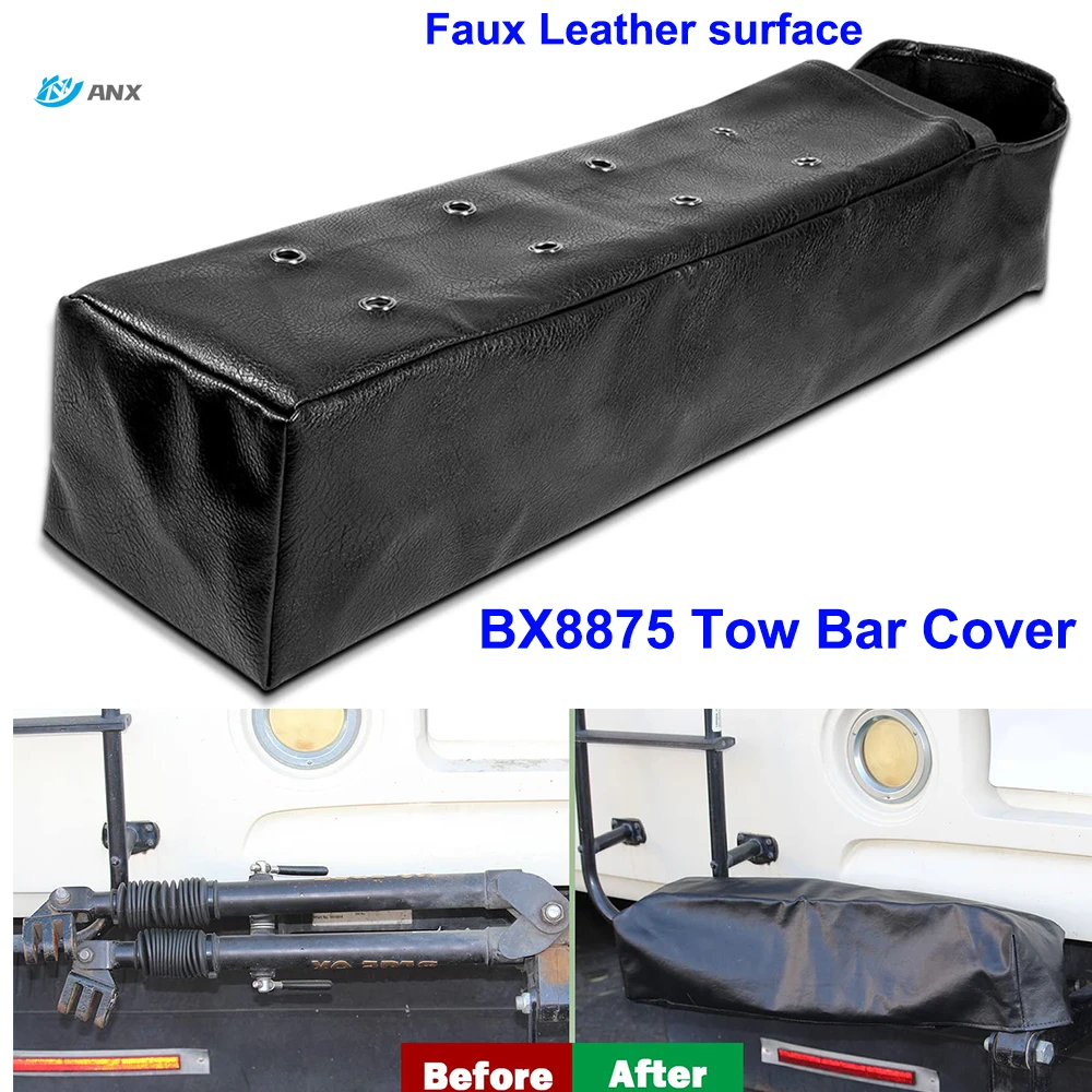 Tow Bar Cover Storage Bag, for Aladdin/AventaII/Karbar RV Tow Bar Replace BX8875 Black Tow Bar Cover Auto Exterior Accessories