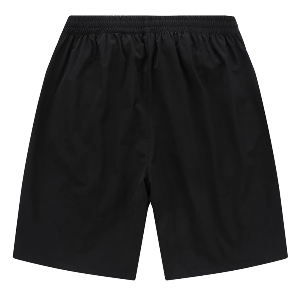 

1Pcs Men Running Short Pants Black 3xl 80-90kg Athletic Shorts Cotton Polyester Breathable Comfortable Gym Sport Leisure