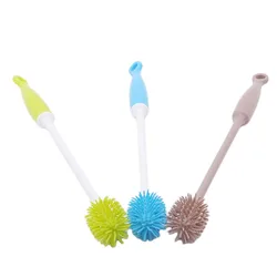 Cup Brush Milk Bottle Cleaning Brush Long Handle Water Bottles Cleaner Glass Cup Cleaning Brush Kitchen Cleaning Tools