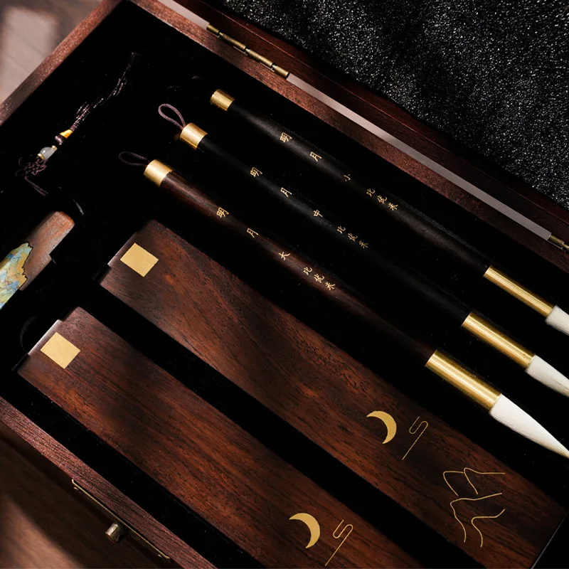 Study Four Treasures Set Gift Box Master Pro-made Chinese Style Creative Study Four Treasures Gift Box