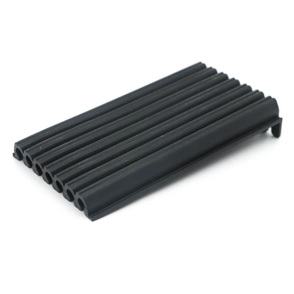 TPR Solar Roof Cable Entry Kit Multi-Channel Waterproof Solar Cable Entry Seal Grooved Structure Flexible Roof Cable Gland
