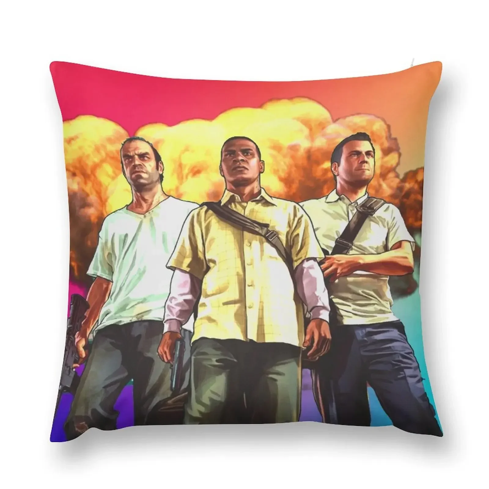 

GTA5 Throw Pillow Christmas Pillow Christmas Pillow Covers pillowcase Decorative Cushions