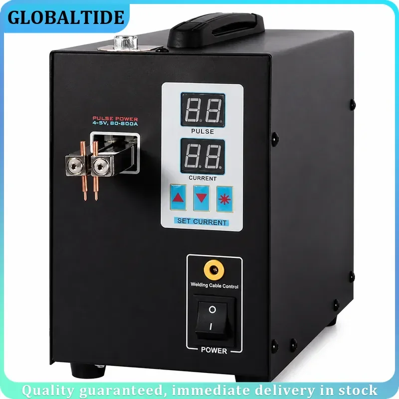 2.8KW Digital Spot Welder Double Pulse Battery Welding Machine for 18650 Lithium Ion Cell High Power Portable Handheld Tool