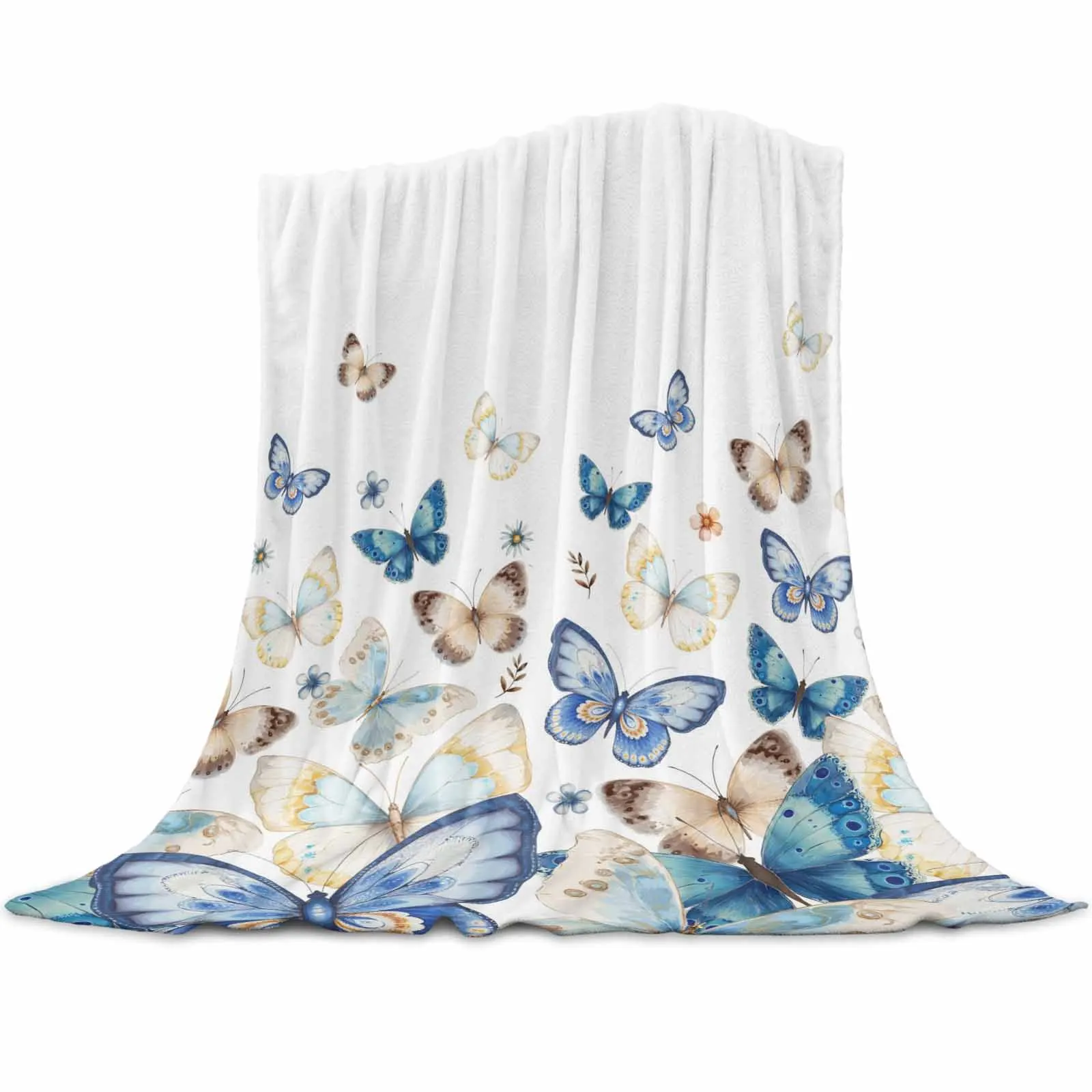 

Фермерский дом, синие пледы-бабочки, одеяла для дивана-кровати, зимние мягкие плюшевые теплые семейные друзья, праздничные подарки