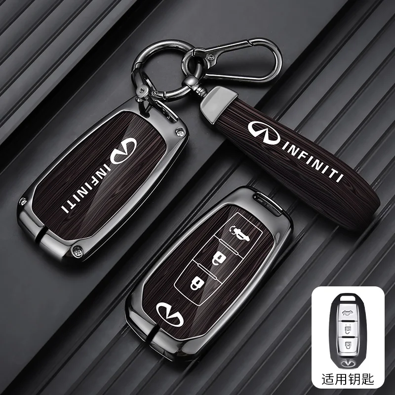 3/5 кнопок, цинковый сплав, автомобильный Умный брелок, Обложка, защитный чехол для Infiniti QX50, QX60, Q70L, Q60, Q70, брелок, автомобильные аксессуары