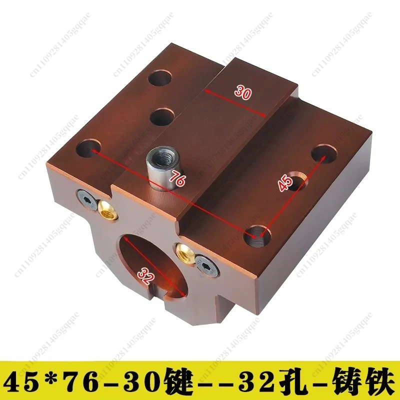 QT100 QT200 CNC-Drehmaschine Miniatur-Revolver-Werkzeughalter Blockturm Bohr- und Exzenter-Werkzeughalter mit Wasserablass – Detail 5
