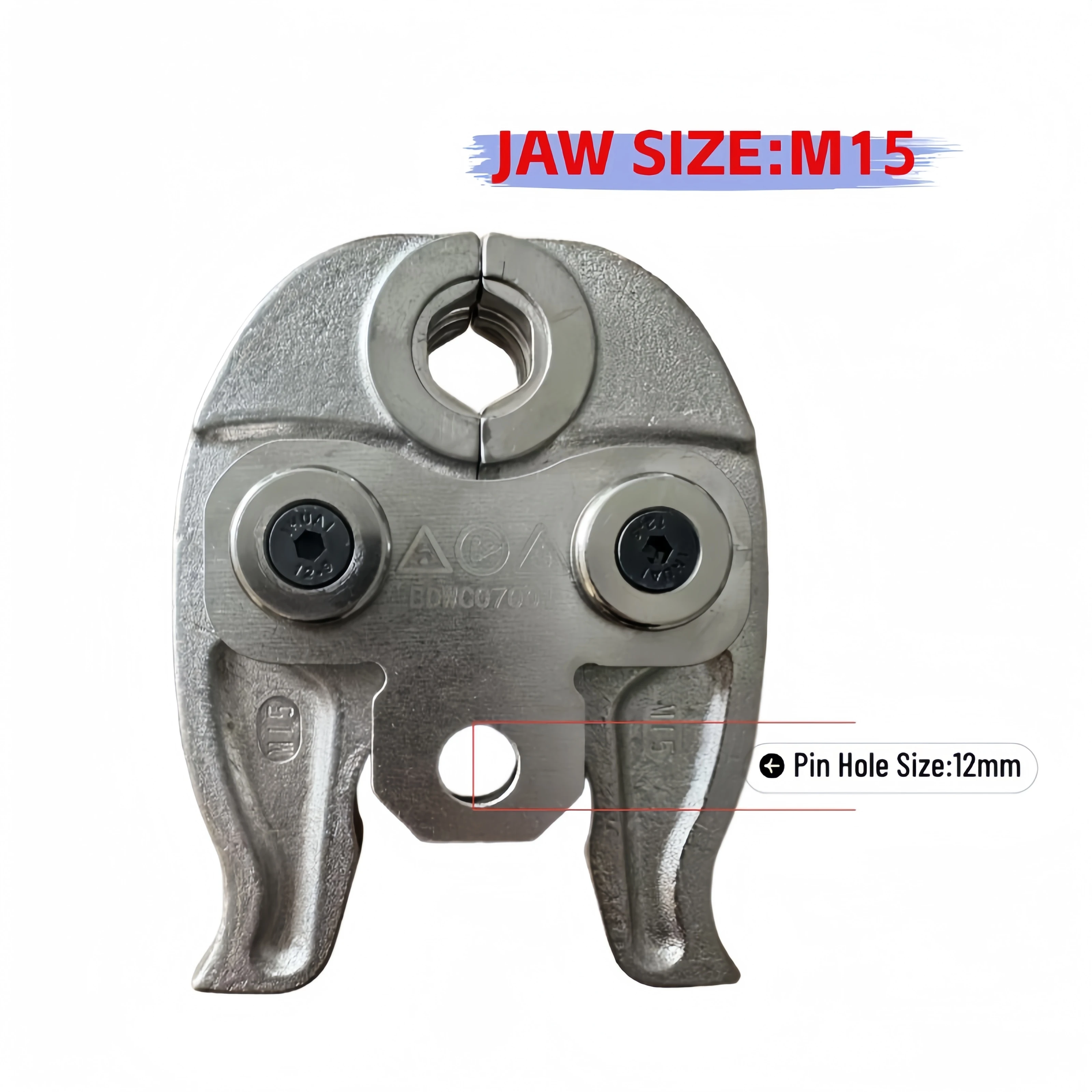 Compact Pro PIN Hole 12mm Steel Hydraulic Electric Pipe Crimping Tool With M15 18 22 28 35mm Jaws For HVAC Construction