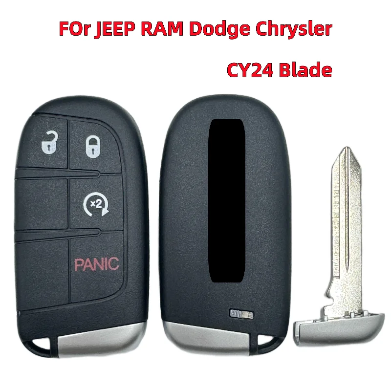 

Для Jeep Grand Cherokee Dodge Ram 1500 удаленный ключ 3 + 1 кнопки для зарядного устройства Journey Dart Challenger Durango Chrysler 300