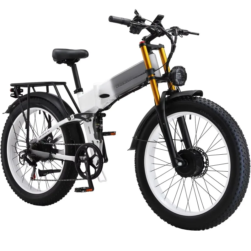 Folding Electric Bike 45KM/H Long Range 48V17.5Ah 26inch Pro Fat TireHigh Quality China Factory Imported Sport Electric Bike