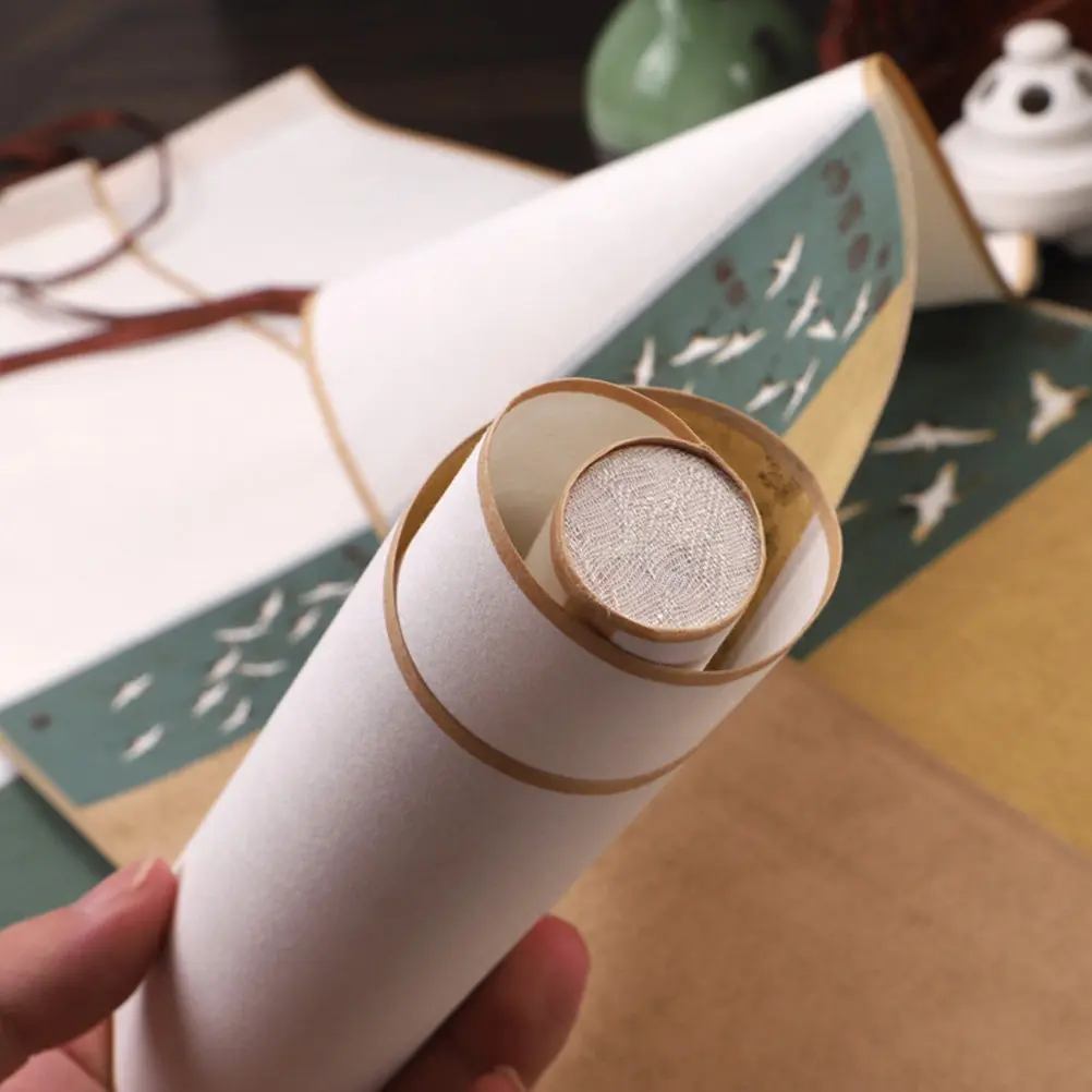 

Professional Calligraphy Scroll Paper Chinese Xuan Paper Multipurpose Suitable for Painting Writing Calligraphy Art Wall Scroll