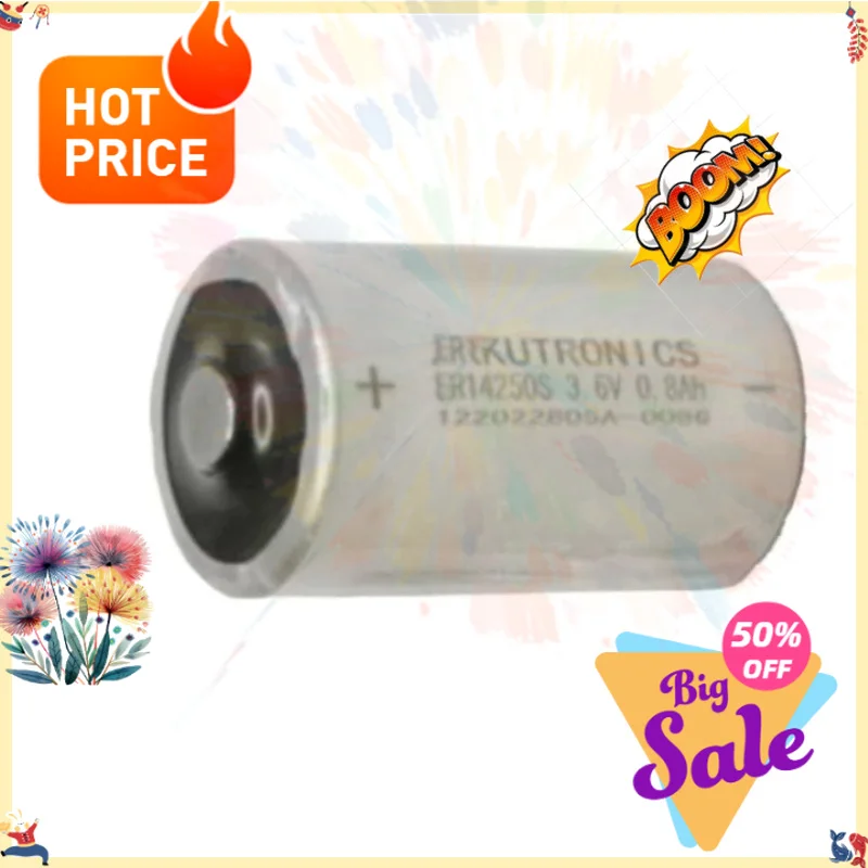 SWZY 3.6V ER14250S 150 Degree High Temperature Lithium Battery Is Equivalent To ER14250MR-145 Temperature Recorder Battery 1/2AA