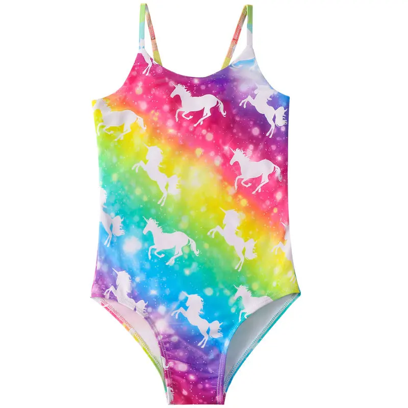 Girls One Pieces Swimsuit Cute Swimwear Bathing Suits 2-12 Years