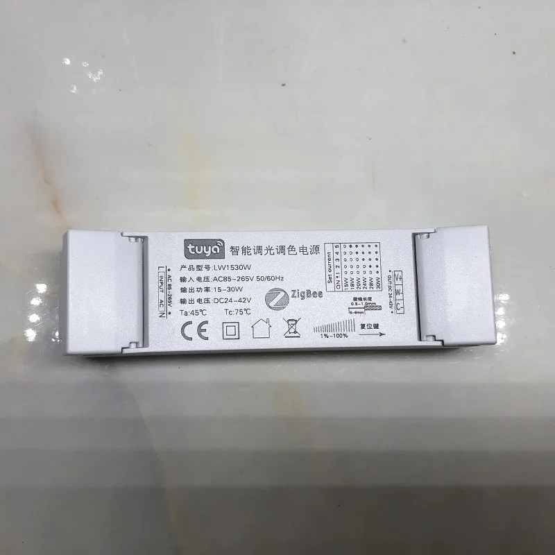 Zigbee Smart Led Driver 15-30W corrente regolabile Tuya Hue zigbe2mqtt Assistant Alexa