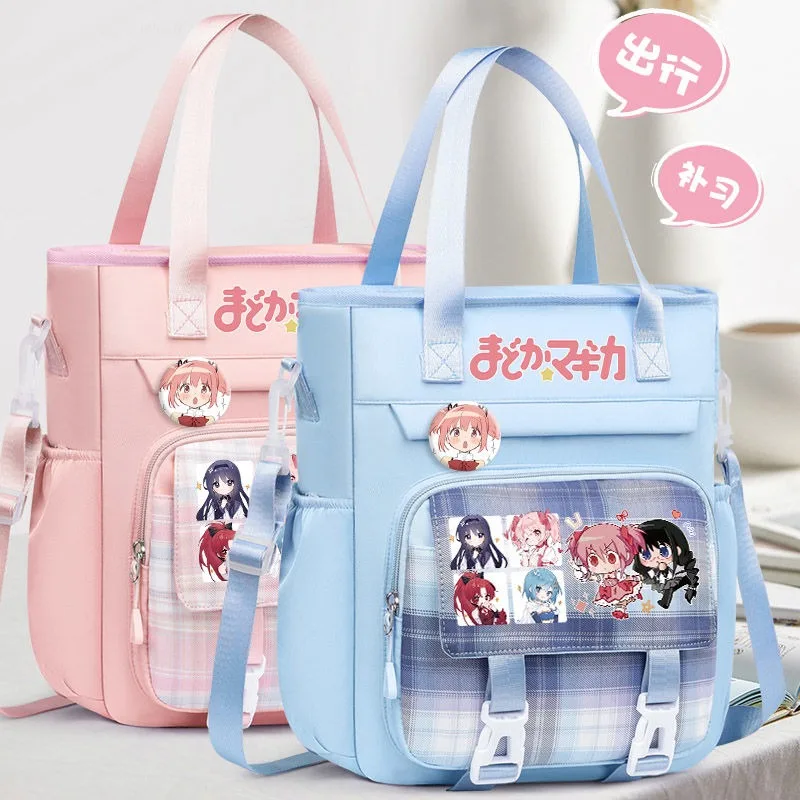 Anime Puella Magi Madoka Magica Cosplay Kaname Madoka Akemi Homura Polyester Fiber Rits Hanger Bijles Tas Messenger Bag