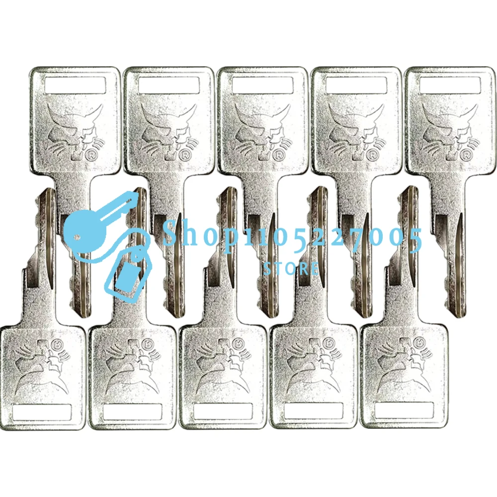 20/10/5/1PCS New Bobcat Keys Is Applicable To S550, S185 Skid Steer Loader, Sweeper Key, S331 / S160 Excavator
