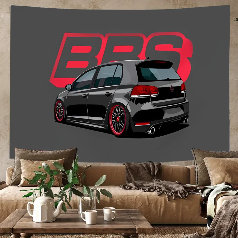 

Racing Car Tapestry Art Design Wall Hanging Tapestry for Living Room Bedroom Dorm Party Decor Washable Stitched Edge Tapestries