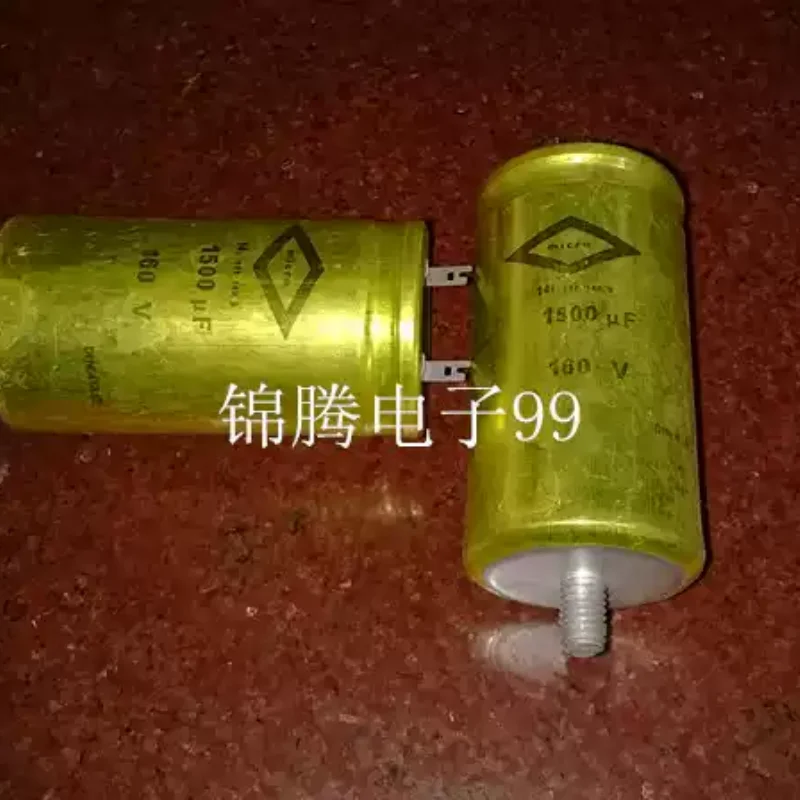 German Frank antique capacitor Micro 1500UF 160V gold sealed starter capacitor