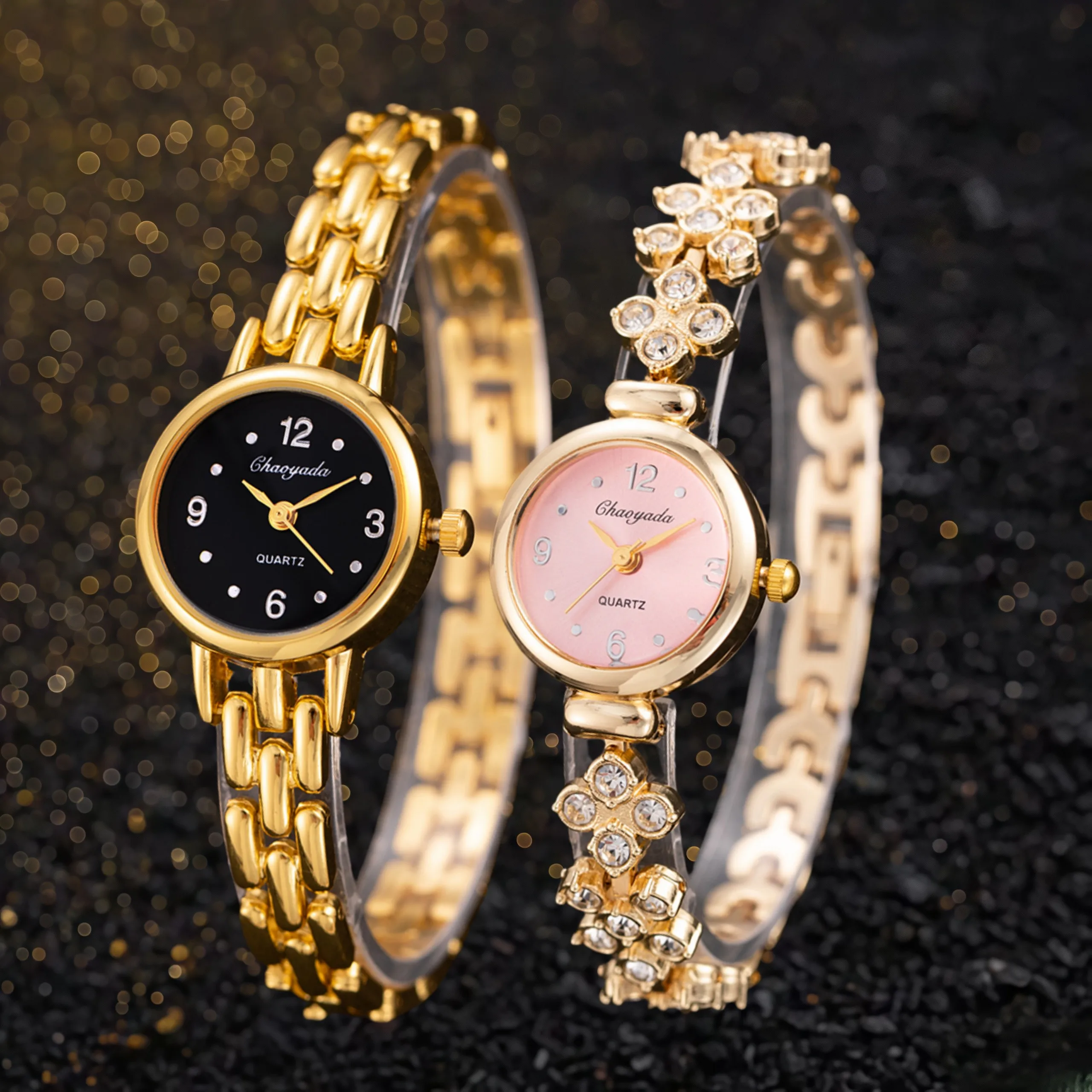 

Luxury Gold Women Watch Top Brand Fashion Diamond Ladies Quartz Bracelet Watch Small Elegant Female Clock Gift relogio feminino
