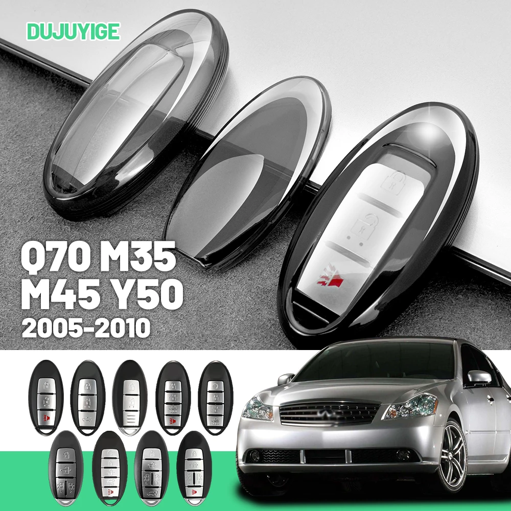 

Clear TPU Car Key Case For Infiniti Q70 M35 M45 Y50 2005-2010 Key Fob Cover Protector Shell Auto Accessories 2006 2007 2008 2009