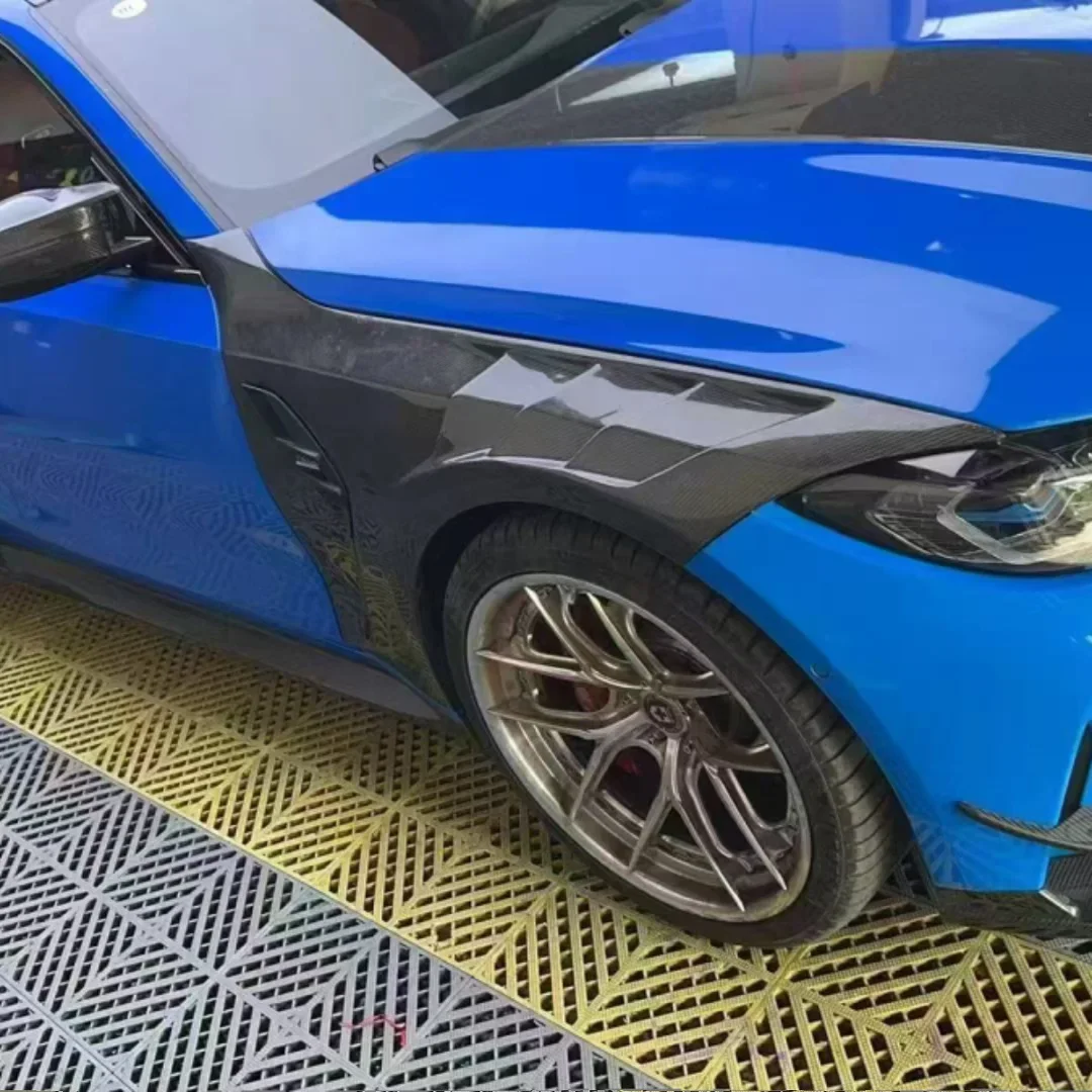 高品質カーボンファイバーフロントフェンダーサイドベント 3/4シリーズM3/M4モデル用 APEXブランド 135x75x35mm 3ヶ月保証