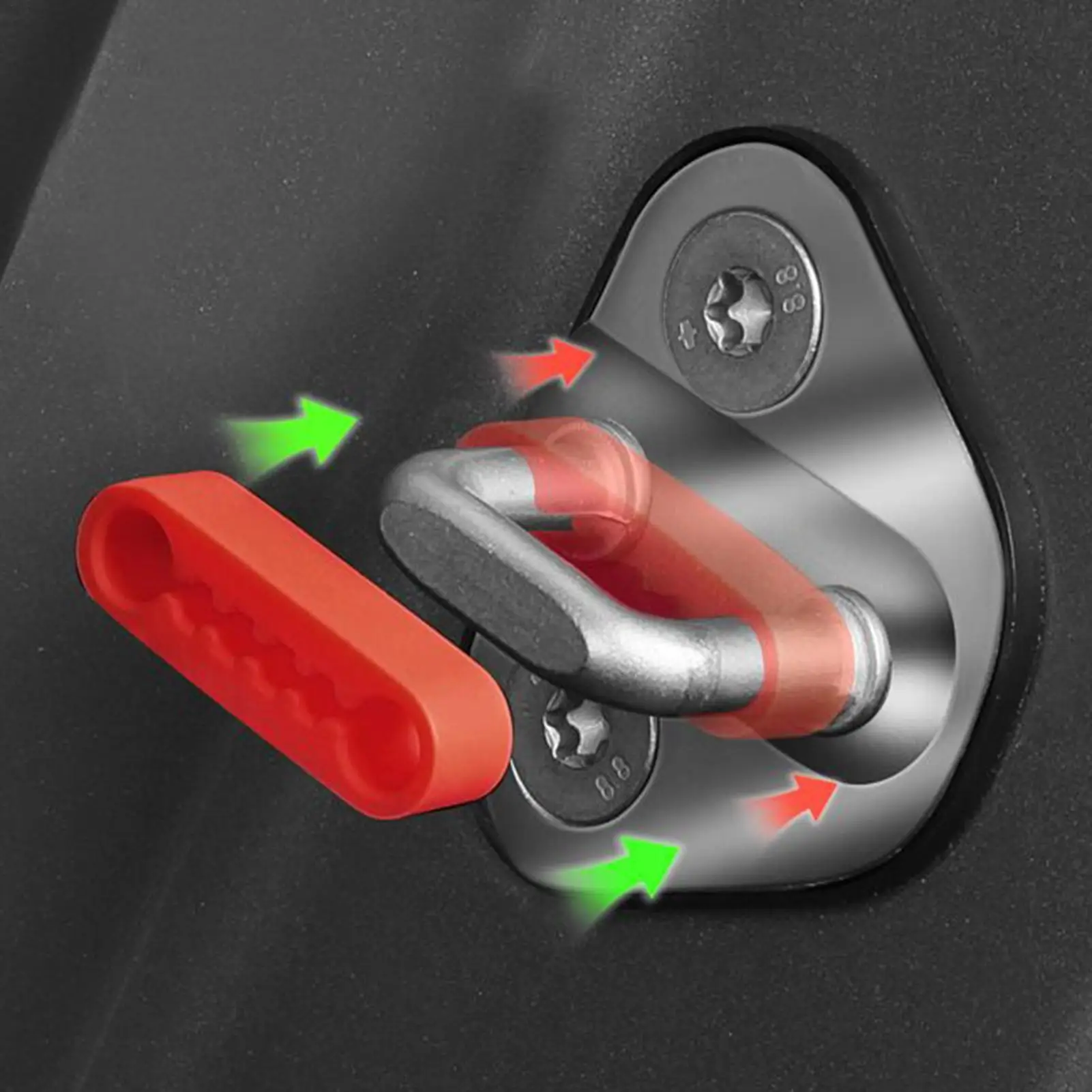 4pc automobile Door Damper Easy Installation Silicone Damper Cushion Car Door Shock-Absorbing Pad For Vehicles RV Truck Trailer