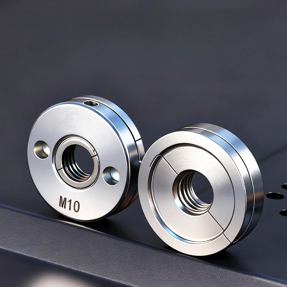 Anti-Lock Angle Grinder Metal Pressure Plate Replacement Inner Outer Flange Nut Set Tools for Angle Grinder