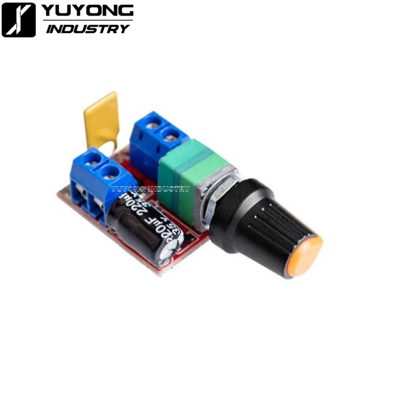 Mini DC motor PWM Speed Controller / LED dimmer