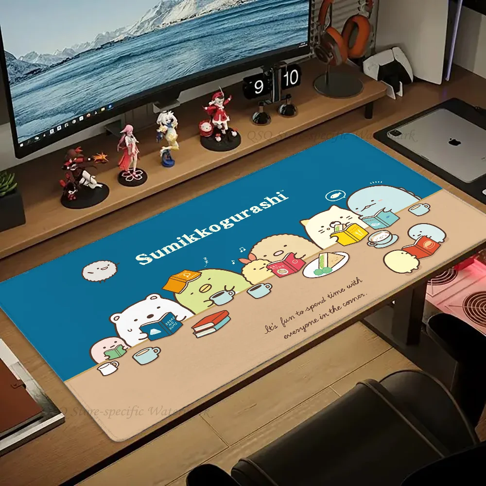 Cartoon Sumikko Gurashi -S Mousepad Mouse Mat Desk Mat With Pad Gaming Accessories Prime Gaming XXL Keyboard Pad Padding Mat