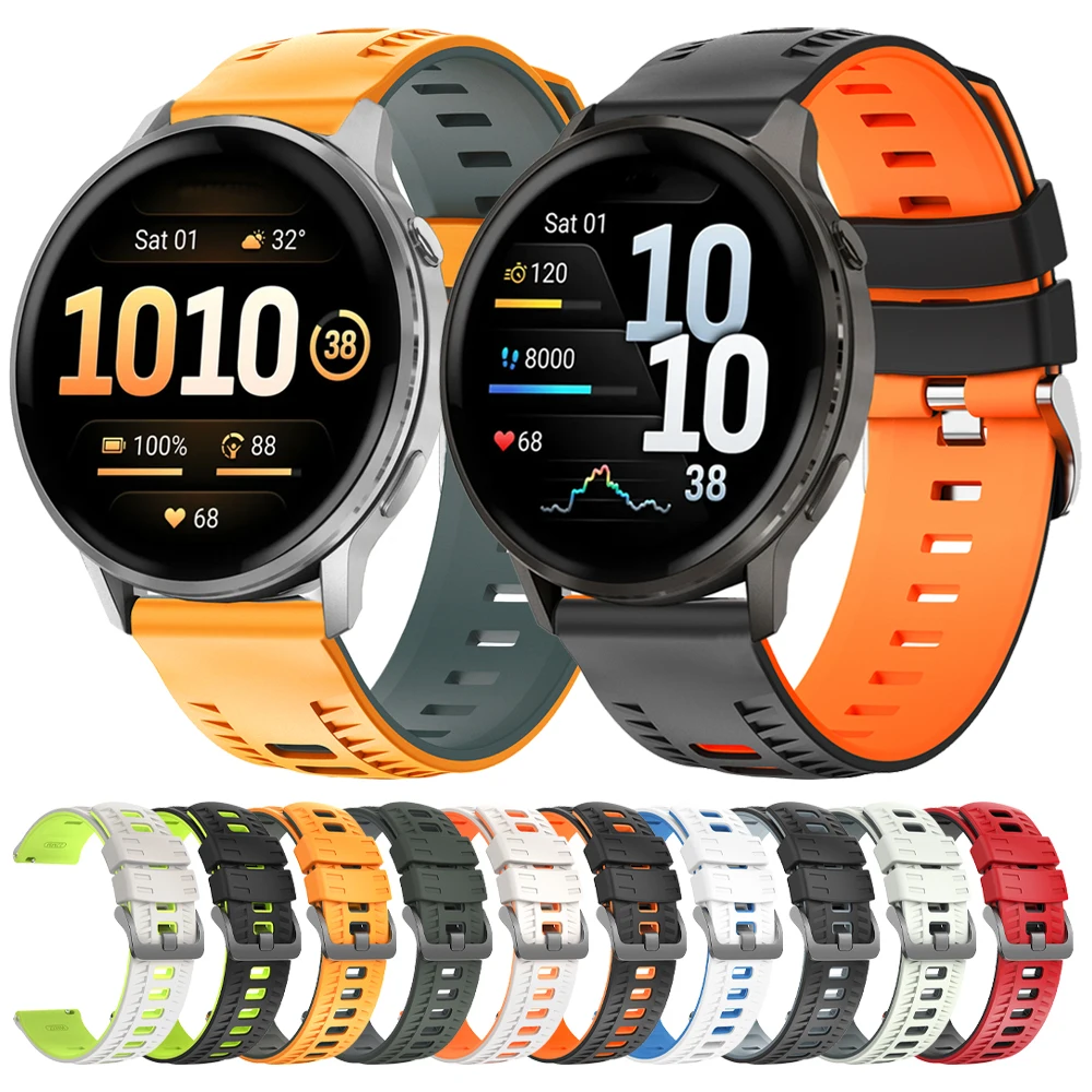Correa de silicona para reloj Garmin Venu 4 45mm Vivoactive 4 bandas Forerunner 570 265 255 Music Venu 3 2 pulsera deportiva Correa