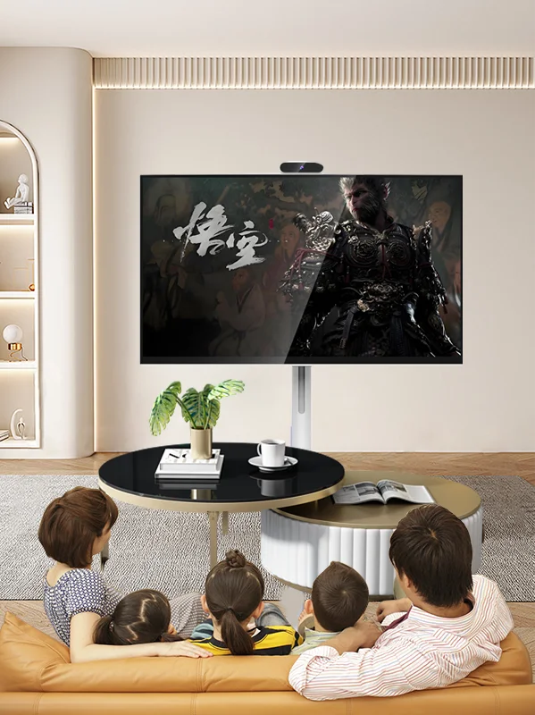 Smart Interactive LCD TV with Stand, Android Smart Working TV MTK8781/DC685, 27-Inch Portable Smart Flat Panel TV HK2781
