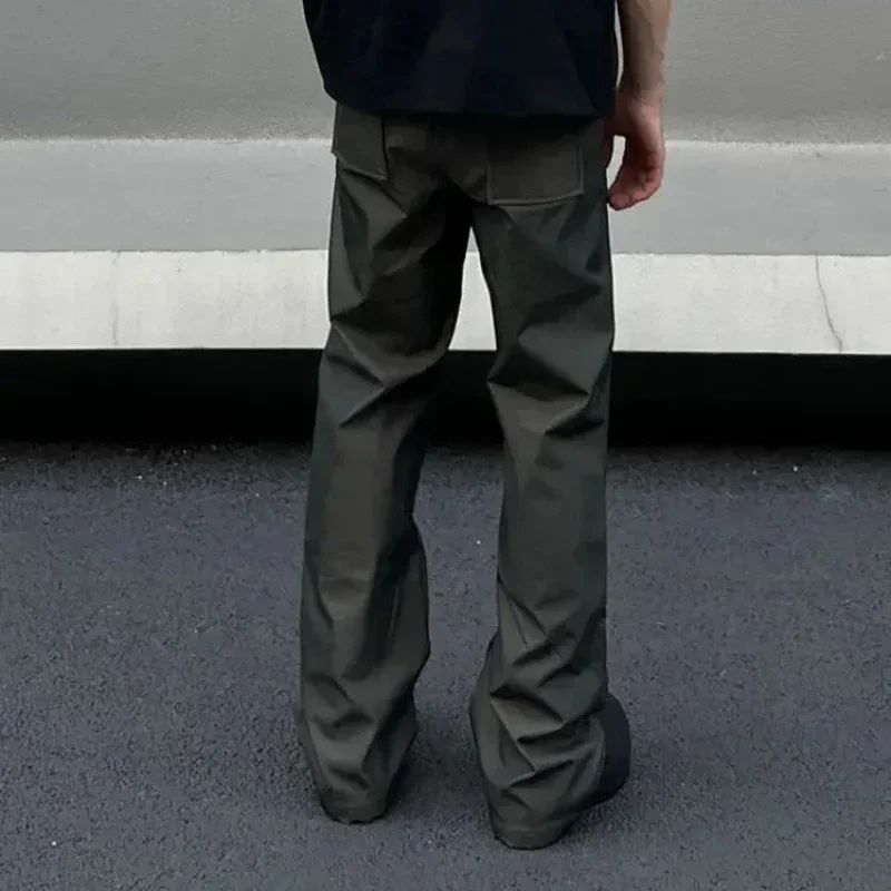 

New In Street Men's Straight Cargo Pants High Quality Cheapest Regular Fit Long Male Trousers Cheap Loose Aesthetic Casual Baggy