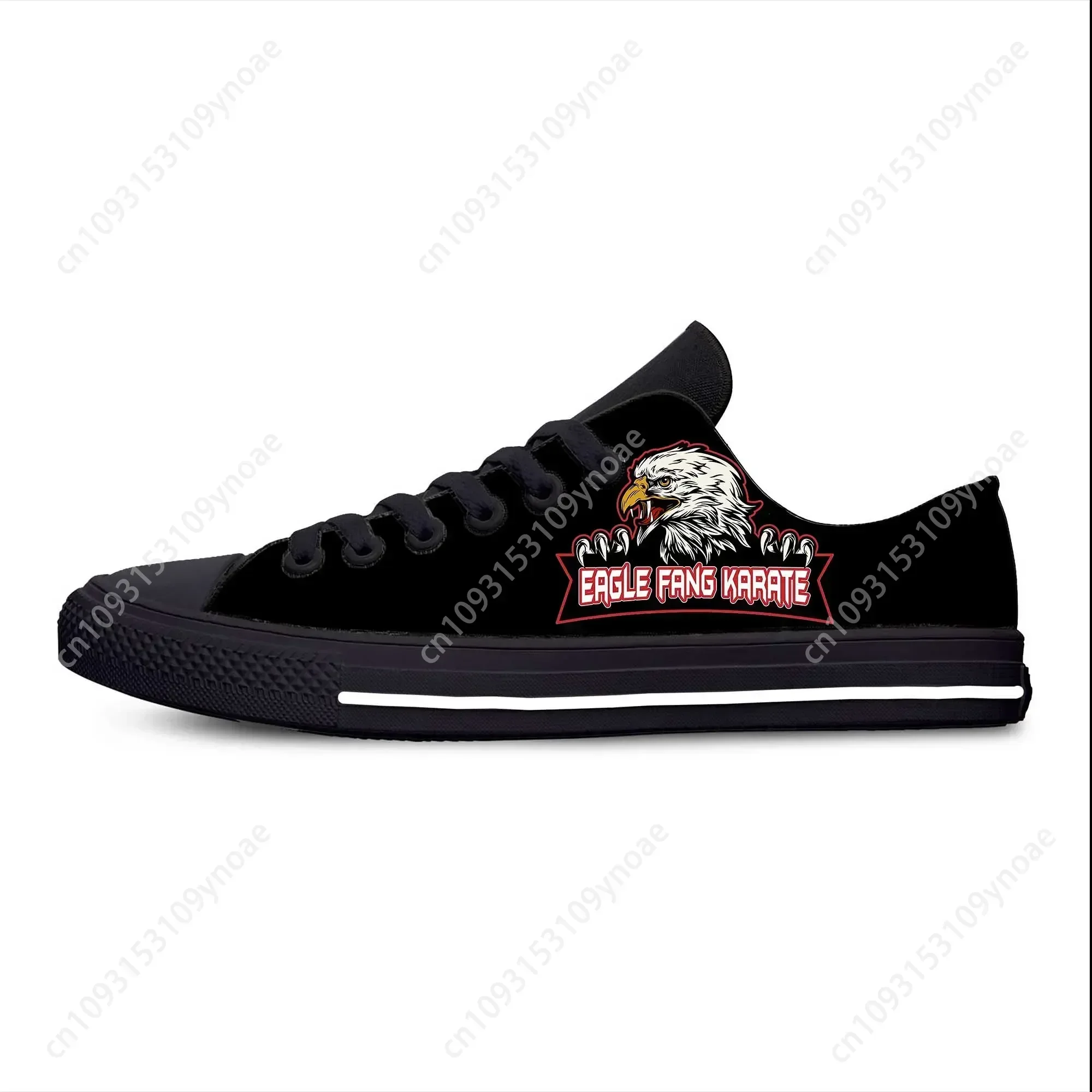 Kai Karate Anime Cartoon Fang Fashion Cobra Eagle Casual Cloth Shoes Low Top Comfortable Breathable  Men Women Sneakers